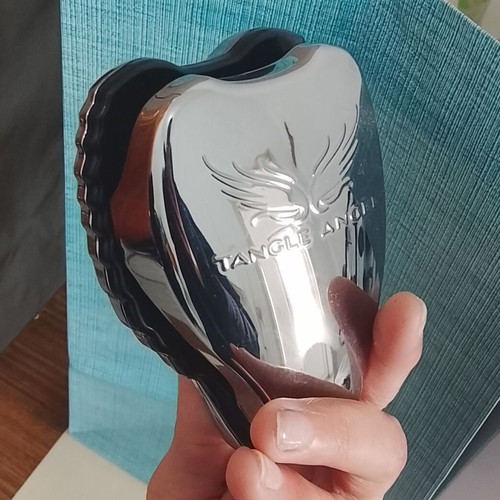Tangle Angel Titanium Compact Pro hairbrush new with mirror