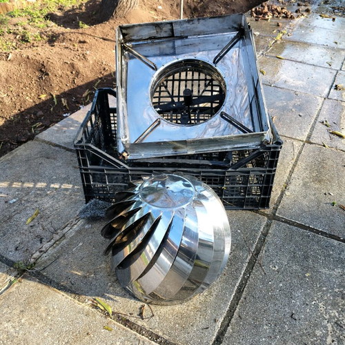 Chimney cap new, rotating for square chimneys