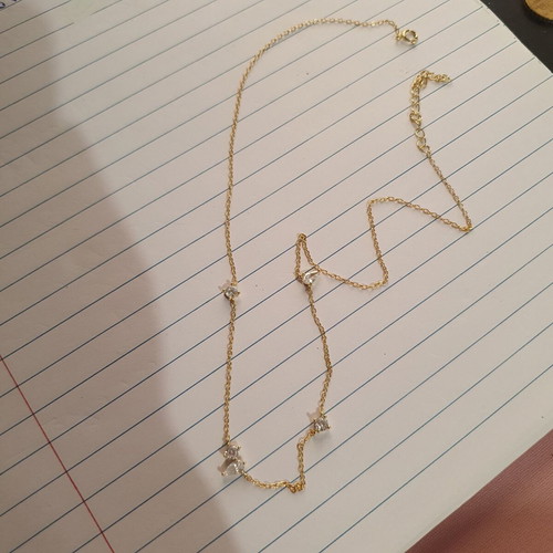 Necklace with crystals