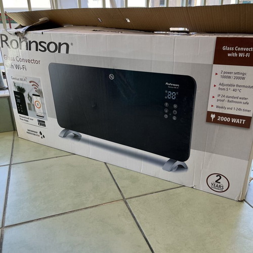 Rohnson Space Heater like new with Wi-Fi and Touchscreen