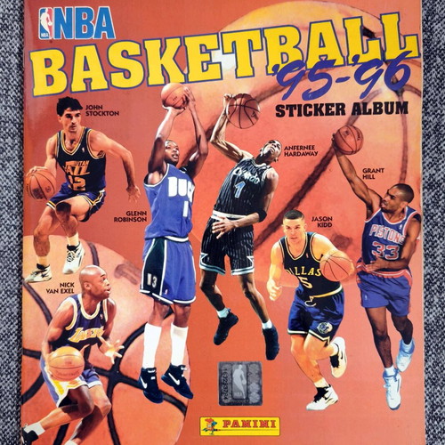 Panini NBA Basketball 1995-1996 album like new