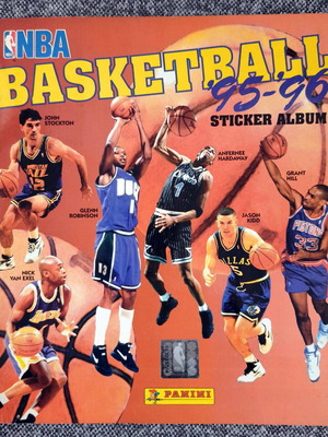 Panini NBA Basketball 1995-1996 album like new