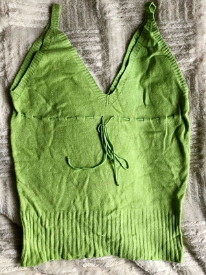 Knitted Italian Stefanel top like new, green, size S