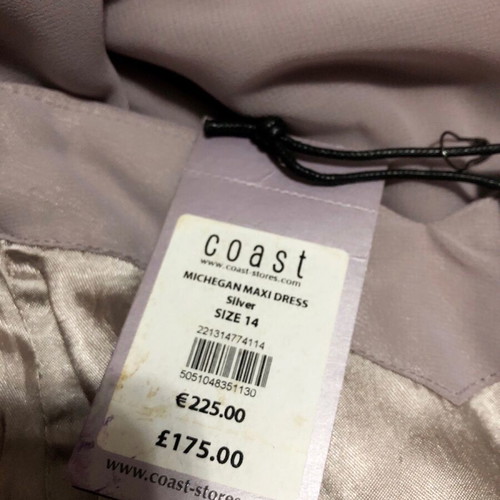 Coast dress used, gray, size L-XL