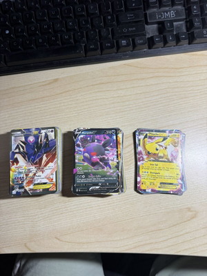 Pokémon card collection used, 133 cards including Ex, V, VMAX & fun cards
