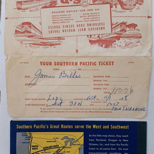 Rare documents used, DEH envelope 1930, EYDAP, America ticket 1958