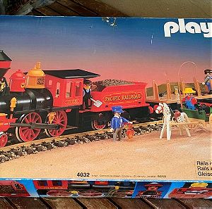Playmobil train western  steaming mary 4032 / 4033 /4034 /4054. Τρενο
