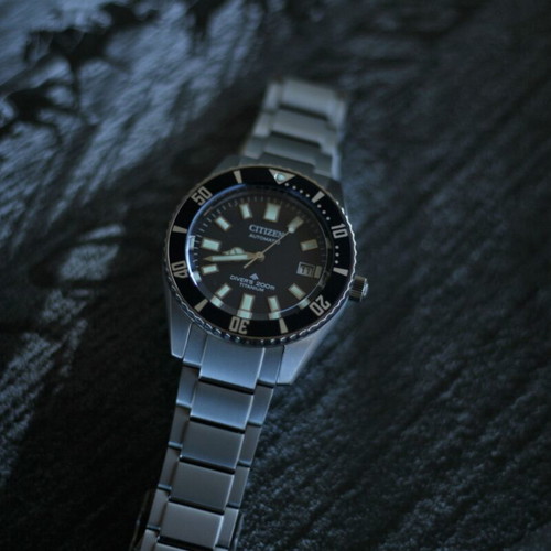 Citizen Fujitsubo Titanium watch new, blue dial