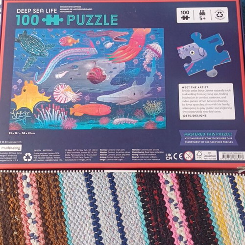 Puzzle Deep Sea Life Mudpuppy used, 100 pieces