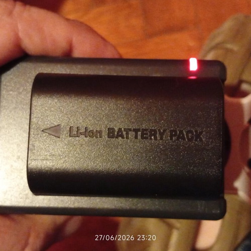 Canon charger and two used batteries pack compatible with EOS 5D series