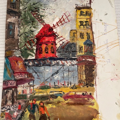 Three Parisian paintings used