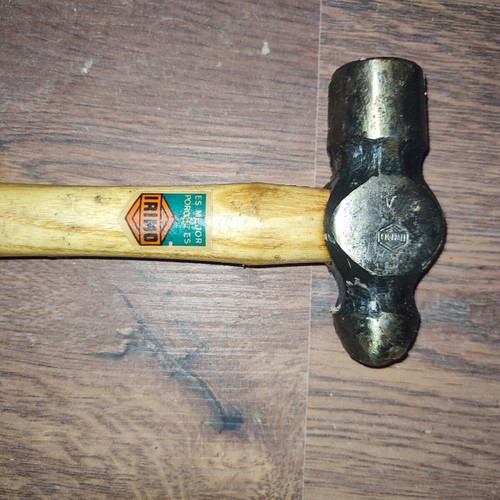 Vintage Irimo Ball Peen Hammer Made in Spain 1970s unused