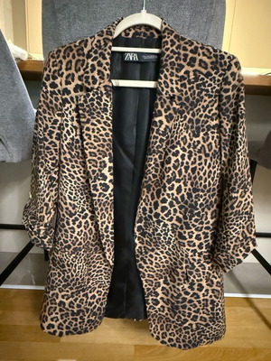 Σακάκι leopar Zara small σαν καινούργιο, καφέ