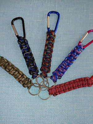 Μπρελόκ paracord με γάντζο και ορειβατικό σκοινί 4mm νέο