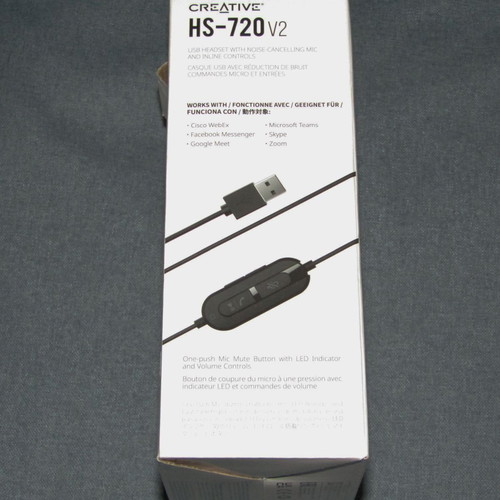 Creative HS-720 headphones like new wired for PC and laptop