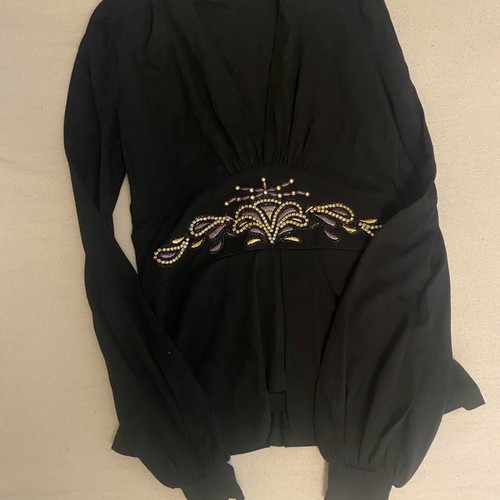 Gizia blouse used, size S, black