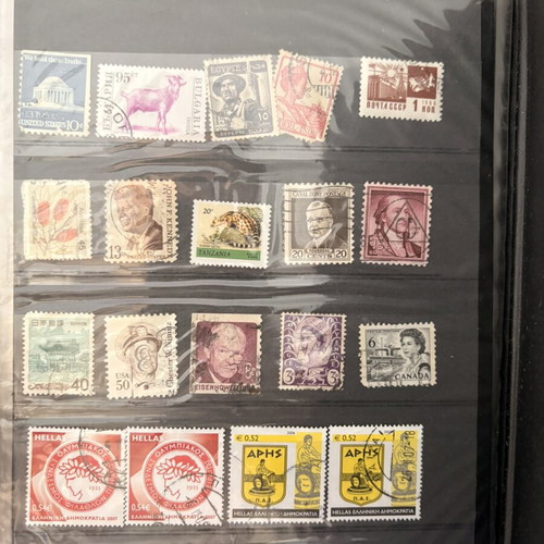 Stamp collection like new with album from 1950 to 2000