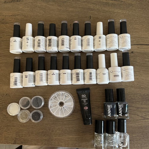 Quickgel semipermanent nail polish set like new