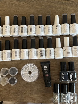 Quickgel semipermanent nail polish set like new