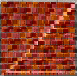  ΓΥΑΛΙΝΗ ΨΗΦΙΔΑ CUBIC ORANGE