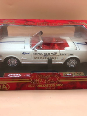 Ford Mustang Blanc "Indianapolis 500 Pace Car" 1964 Mira μεταχειρισμένο μοντέλο 1/18