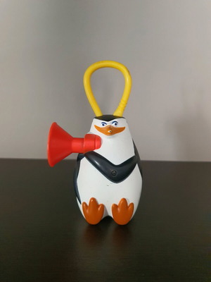 Skipper figure from Penguins of Madagascar used, 12cm, 2010