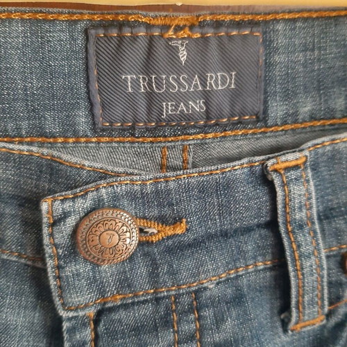 Trussardi men's jeans like new, blue, size 52/38