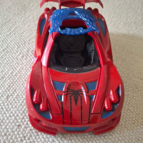 Spiderman toy car used, Hasbro 20cm