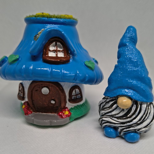Handmade decorative set for indoor and outdoor use