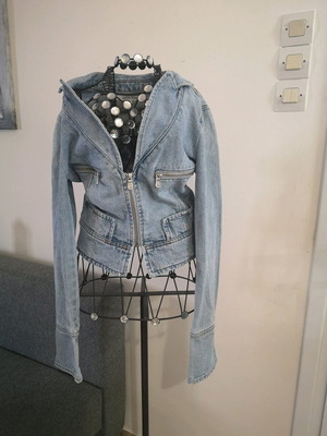 Celestino denim jacket used, blue, size S