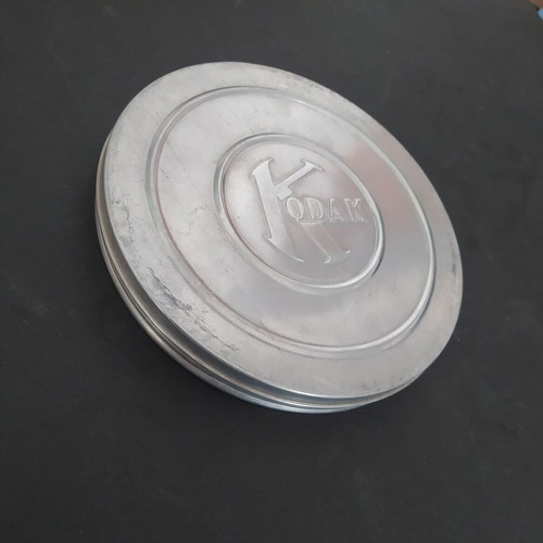 Kodak Kodascope vintage metal film reel and box 1930