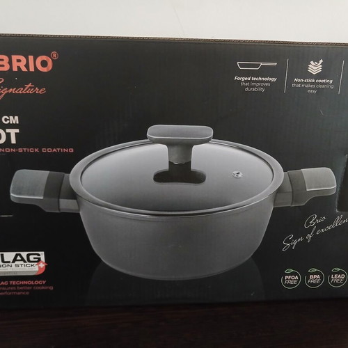 Brio Pot new, 20 cm, non-stick coating