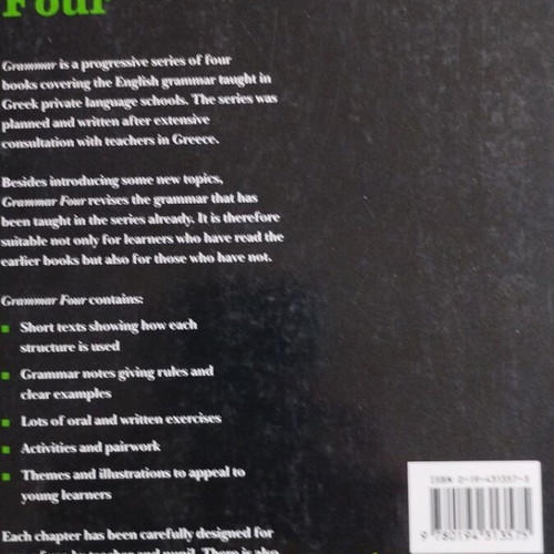 Oxford University Grammar Four by Jennifer Seidl