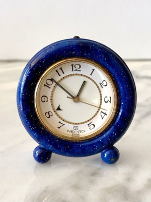 Μινιατούρα ρολόι Nepro Swiss alarm clock μεταχειρισμένο, δεν λειτουργεί
