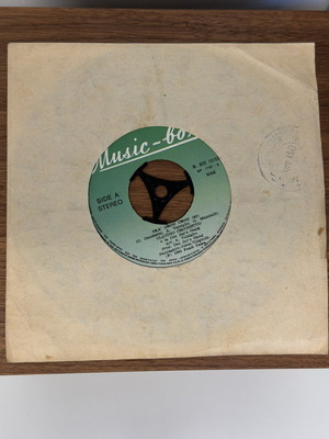 Claudio Cecchetto Ska Chou Chou 45rpm record used, vintage 1981