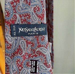 Yves Saint Laurent αντρική μεταξωτή γραβάτα vintage