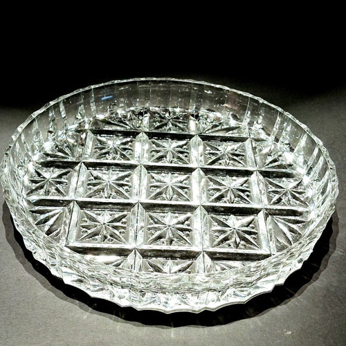 Vintage Anchor Hocking Star of David Κρυστάλλινο Σετ Σερβιρίσματος 7 τεμαχίων σαν καινούργιο