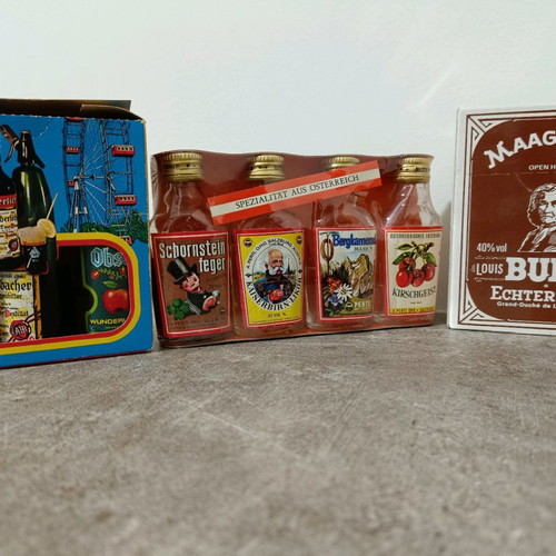 Digestif and aperitif miniature bottles new
