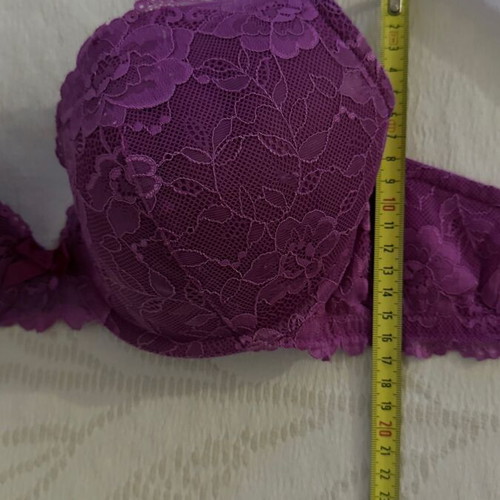 H&M lace women's bra 85C fuchsia