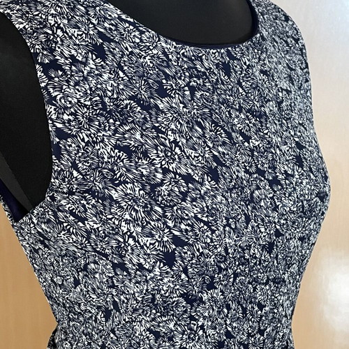 Dress, white and blue, size S / 36 / 8