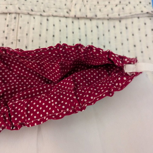 Underskirt petticoat like new, white and red