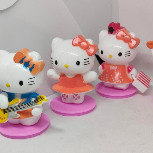 Hello Kitty collectible figure set of 8, like new