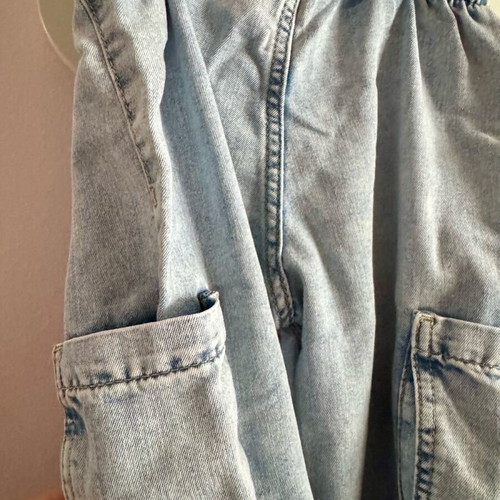 H&M denim παντελόνι wide leg για 2 ετών σαν καινούργιο, μπλε