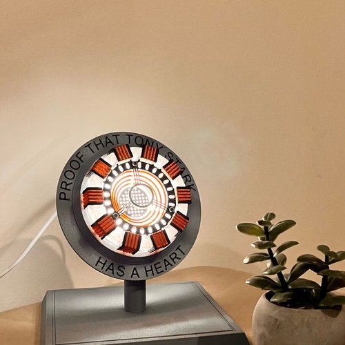 Iron-Man Arc Reactor MK1 Marvel lamp made to order