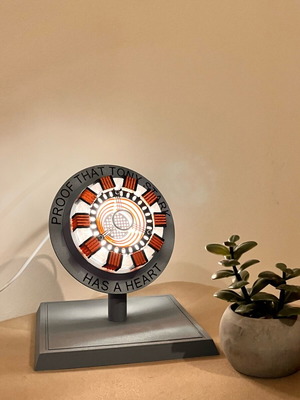 Iron-Man Arc Reactor MK1 Marvel lamp made to order