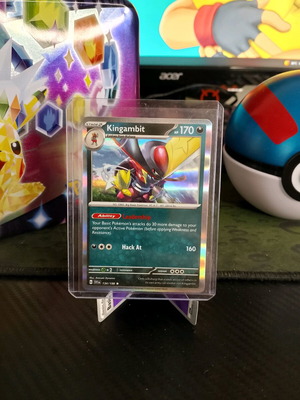 Kingambit 135/198 Holo Pokemon Card new