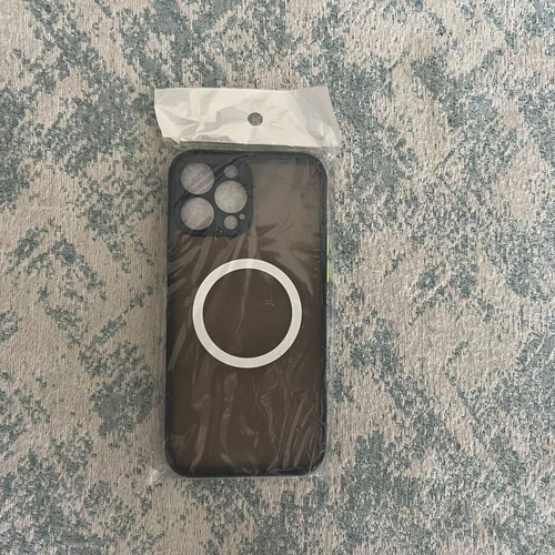 iPhone 13 Pro Max case with front glass and camera protection