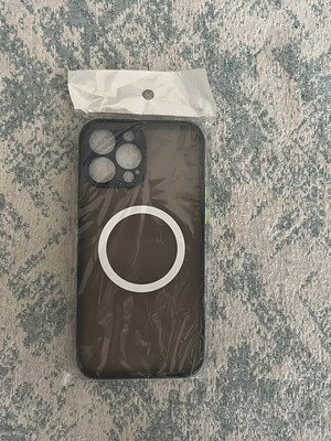 iPhone 13 Pro Max case with front glass and camera protection
