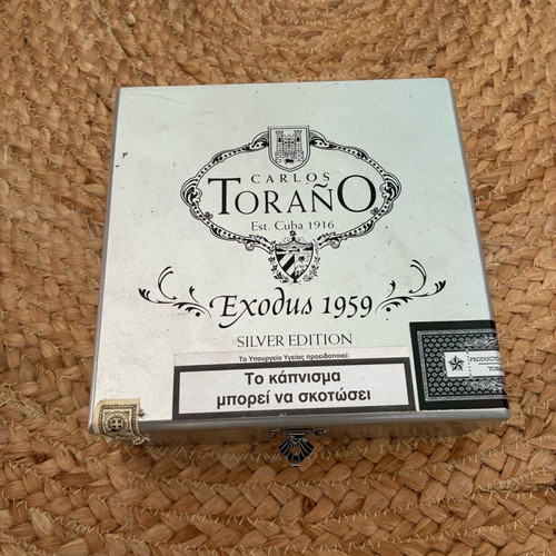 Carlos Torano Exodus 1959 Silver Edition συλλεκτικά κουτιά πούρων σαν καινούργια, 2 τεμάχια