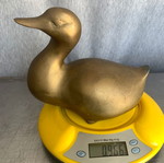 Bronze duck figure used